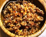 ご飯のお供に♪甘じょっぱくるみアーモンド作り方3写真