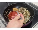 豚足★舞茸としめじのトマトソース★動画★作り方19写真