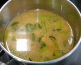 簡単！小松菜ひじきのお味噌汁作り方2写真