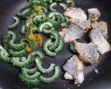 ゴーヤとサバのカレー粉炒め♪作り方5写真