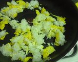 小松菜と油揚げのチャーハン！カリフワ食感作り方6写真