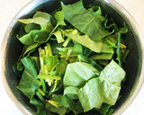 ほうれん草と菊となめこの和え物作り方1写真