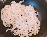 レンジで時短、醤油オイスターの焼きうどん作り方3写真