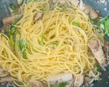 鯖の水煮缶で簡単☆和風パスタ作り方5写真