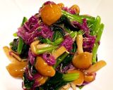 ほうれん草と菊となめこの和え物作り方9写真