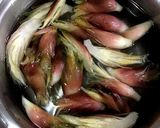 土付きミョウガの甘酢漬け作り方4写真