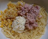 ツナとコーンのサラダパスタ作り方2写真