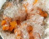 全てレンジひき肉豆腐もやしトマトの卵とじ作り方3写真