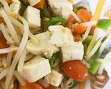 全てレンジひき肉豆腐もやしトマトの卵とじ作り方14写真