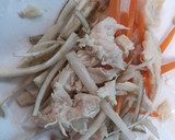 鶏とゴボウのかき揚げ（みつせ鶏フレーク）作り方4写真