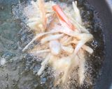 鶏とゴボウのかき揚げ（みつせ鶏フレーク）作り方5写真