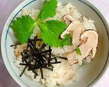 松茸ご飯か残ったら、お雑炊作り方1写真