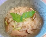 松茸ご飯か残ったら、お雑炊作り方6写真