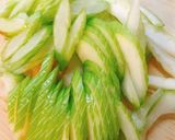 簡単！セロリのマヨポン塩昆布和え作り方1写真