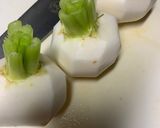 生姜香る鶏つくねとカブの餡掛け作り方3写真