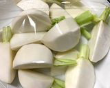 生姜香る鶏つくねとカブの餡掛け作り方6写真
