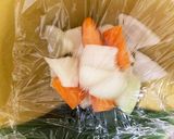 全てレンジ胸肉と根菜の南蛮漬け風作り方8写真