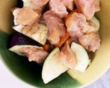 全てレンジ胸肉と根菜の南蛮漬け風作り方9写真