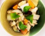 全てレンジ胸肉と根菜の南蛮漬け風作り方12写真