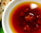 梅ダレで♪ 鶏ひき肉とみつ葉の棒餃子作り方5写真
