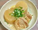 角煮豚バラブロックと大根の牛乳&味噌煮作り方8写真