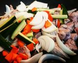豚肩ロースのベジタリアン甘味噌炒め作り方3写真