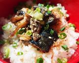 鯖の水煮丼作り方3写真