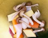 全てレンジ豚こま団子根菜の梅酢あん煮作り方10写真