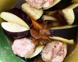 全てレンジ豚こま団子根菜の梅酢あん煮作り方13写真