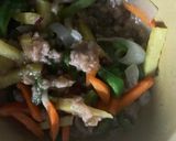 全てレンジさつまいも挽き肉青椒肉絲風作り方13写真