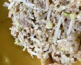 減塩★鶏ひき肉ともやしのみそ味バーグ作り方3写真