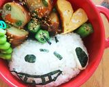 簡単キャラ弁♪スヌーピーはテキトーでOK作り方1写真