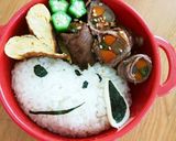 簡単キャラ弁♪スヌーピーはテキトーでOK作り方2写真