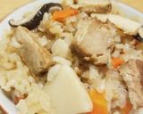もっちり中華おこわ風⭐豚角煮炊き込みご飯作り方3写真