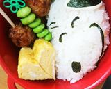 簡単キャラ弁♪スヌーピーはテキトーでOK作り方6写真