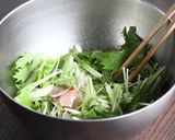 梨と水菜のサラダ作り方2写真