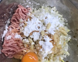 れんこんの挽き肉はさみ焼き☆作り方3写真