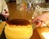 スライスチーズでスフレチーズケーキ作り方11写真