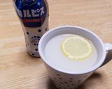 朝の温カルピス作り方3写真