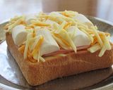 カリッとろ～！焼きマシュマロハムトースト作り方2写真