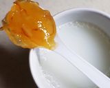 柑橘のホットカルピス作り方1写真