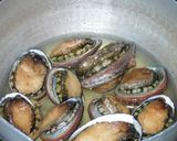 今、旬のトコブシで海の松茸ご飯作り方3写真