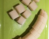 おもちとバナナのカルピス汁粉作り方1写真