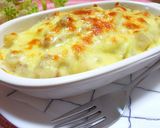 長ねぎとポテトと挽き肉のマカロニグラタン作り方11写真