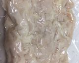 みつせ鶏蒸し鶏と中華クラゲピリ辛サラダ作り方1写真