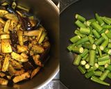 オクラと茄子のサブジ作り方4写真