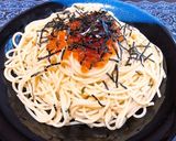 絶品☆イクラと大葉の和風パスタ作り方4写真