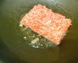 ピリ辛肉ミンチ作り方3写真