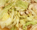 10分料理！ササミとキャベツさっぱり炒め作り方7写真
