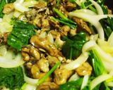 ほうれん草と牡蠣のクリームパスタ作り方17写真